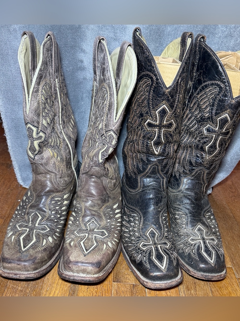 2 pair Men’s Corral Boots both 10 D